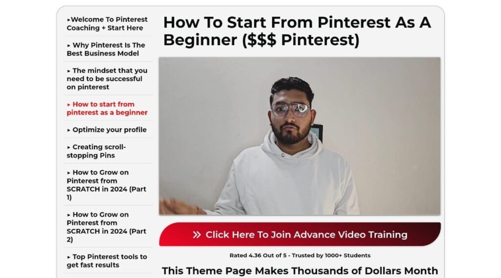 Free Pinterest Coaching Program